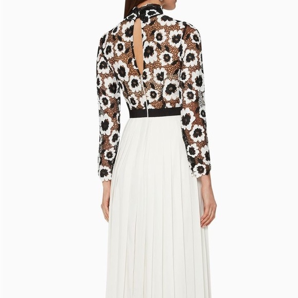 NWT Self Portrait Floral Abstract Guipure Maxi Dress US4 - Picture 3 of 5